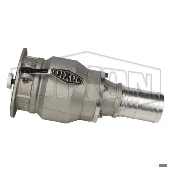 Vapor Recovery Coupler, 4 x 3 in Nominal, Coupler x Hose Shank End Style, 356T6 Aluminum, Domestic